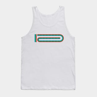 Cribbage Board 3 Track Classic Tank Top